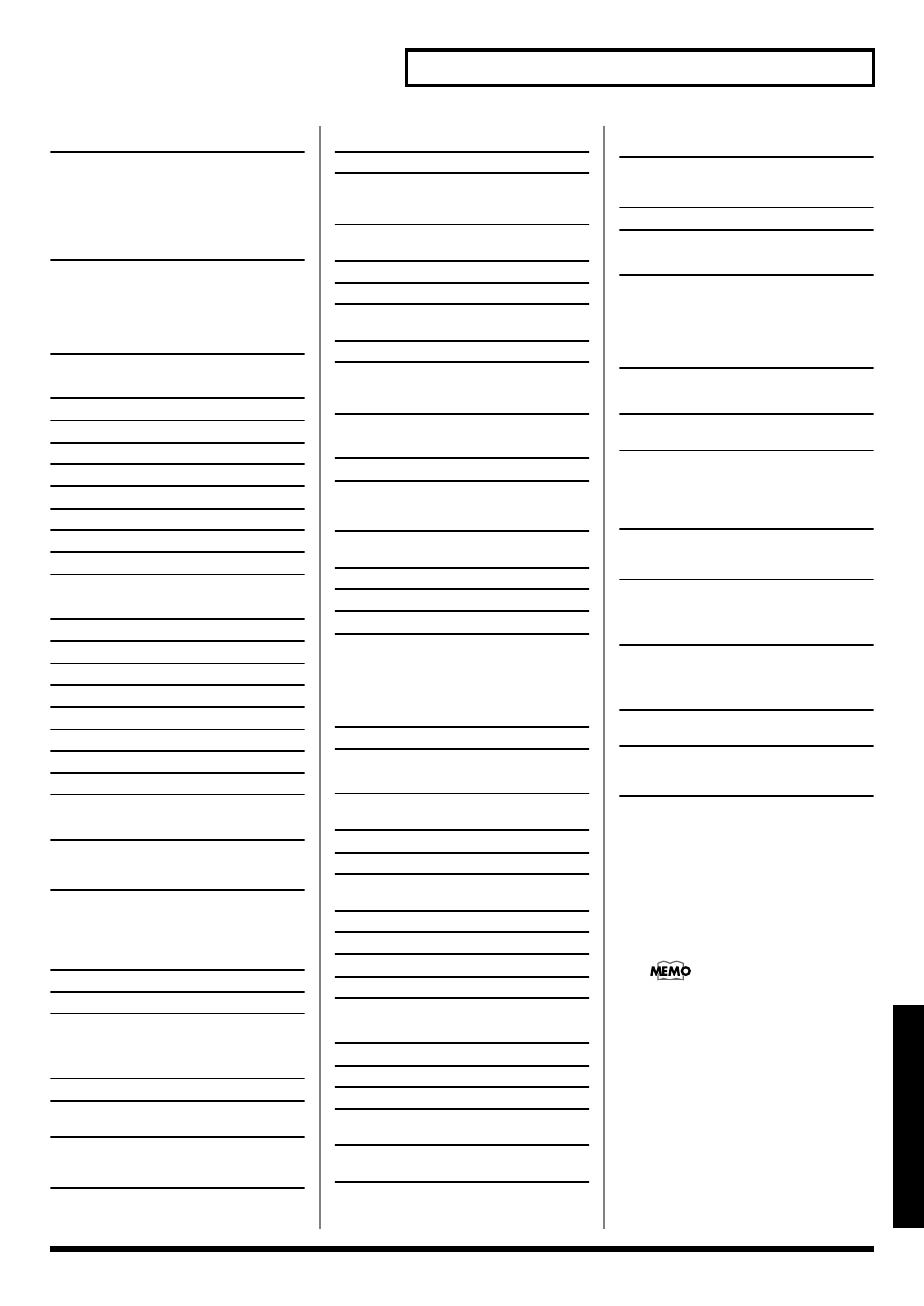 Backing instrument list | Roland TD-6 User Manual | Page 127 / 160