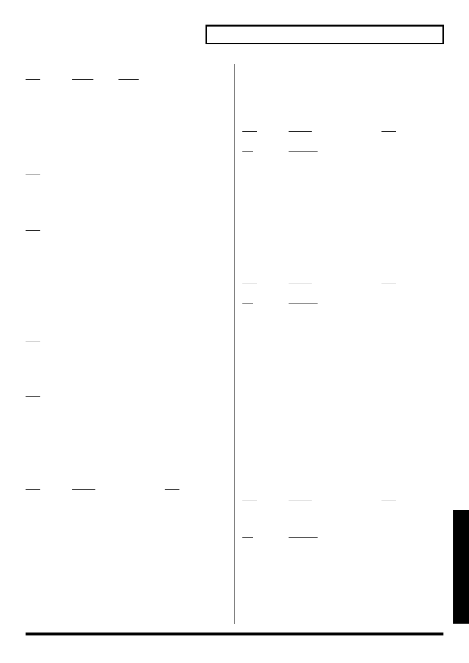 System realtime message, System exclusive message, Midi implementation | Poly (controller number 127), Timing clock, Start, Continue, Stop, Active sensing, Universal non-realtime system exclusive messages | Roland TD-6 User Manual | Page 137 / 160