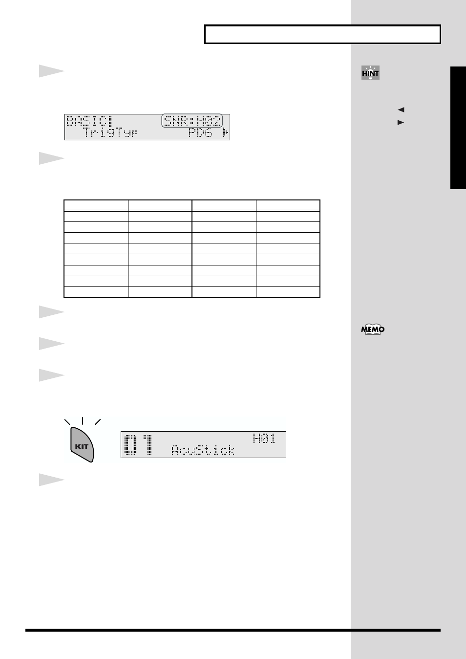 Roland TD-6 User Manual | Page 31 / 160