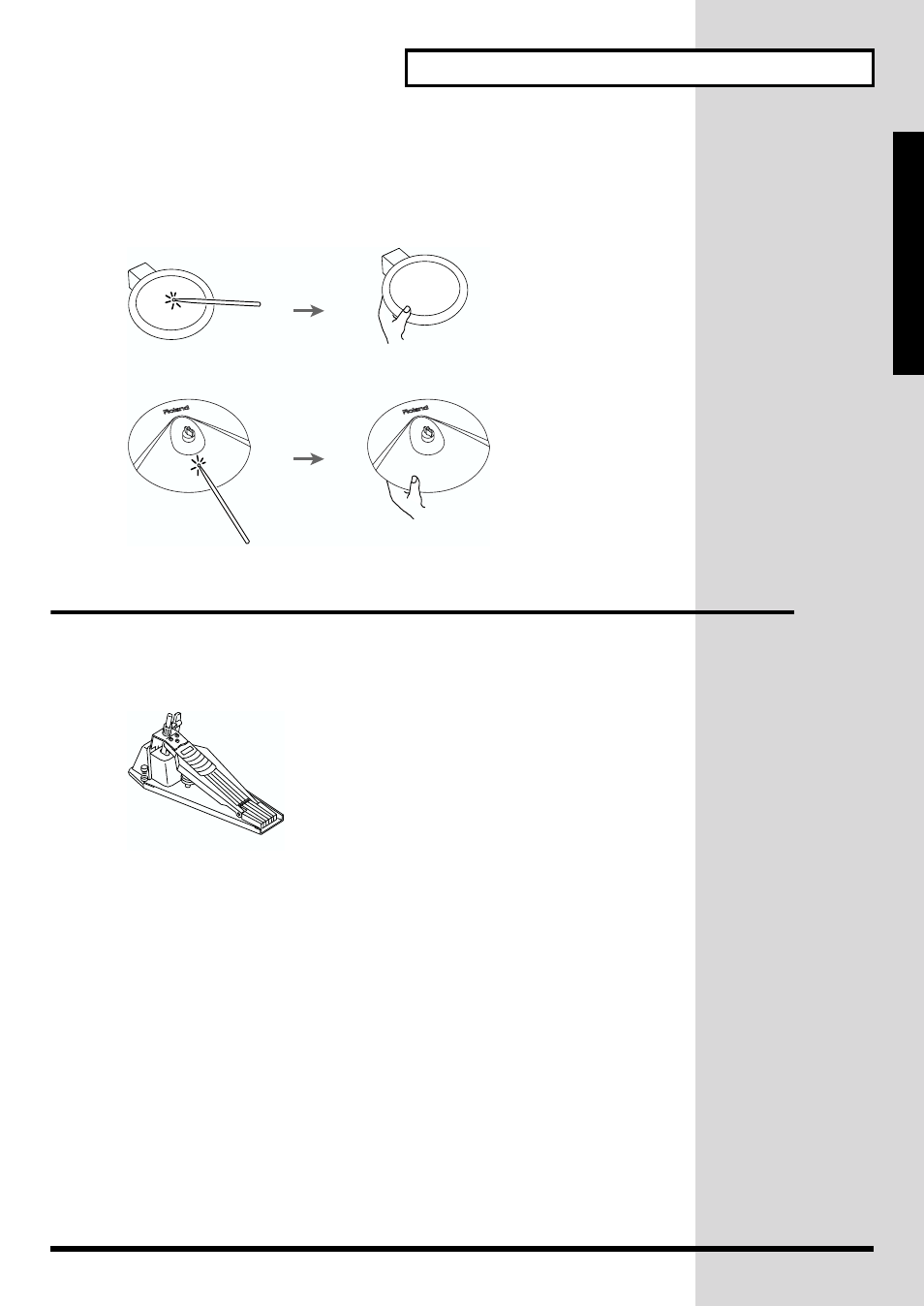 Cymbal choke, Hi-hat control pedal, And use cymbal choking (p. 39) | Roland TD-6 User Manual | Page 39 / 160