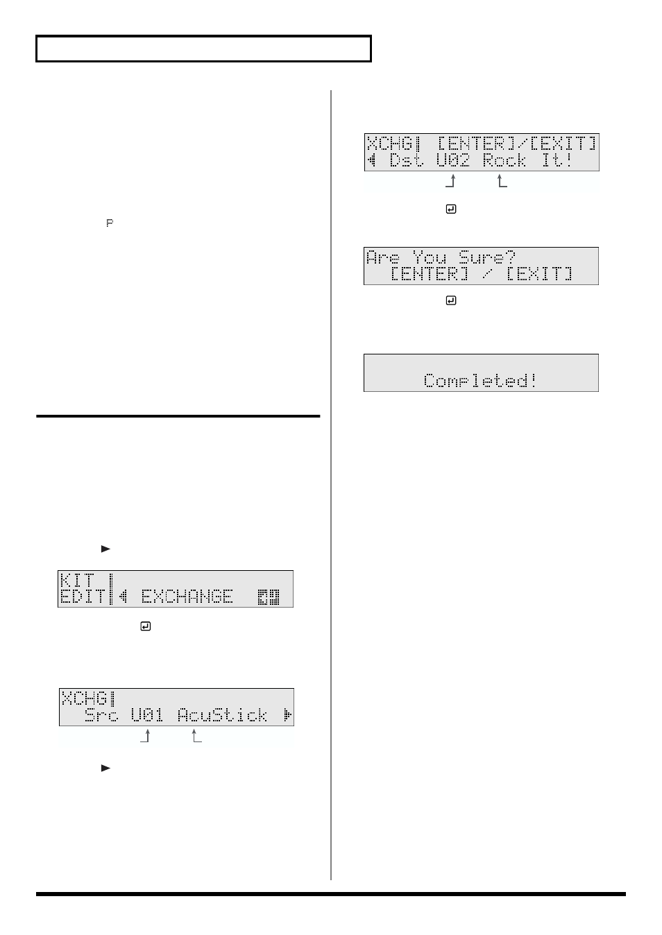 Switching the order of the drum kits (exchange), Drum kit copy function, Factory reset function | Roland TD-6 User Manual | Page 70 / 160