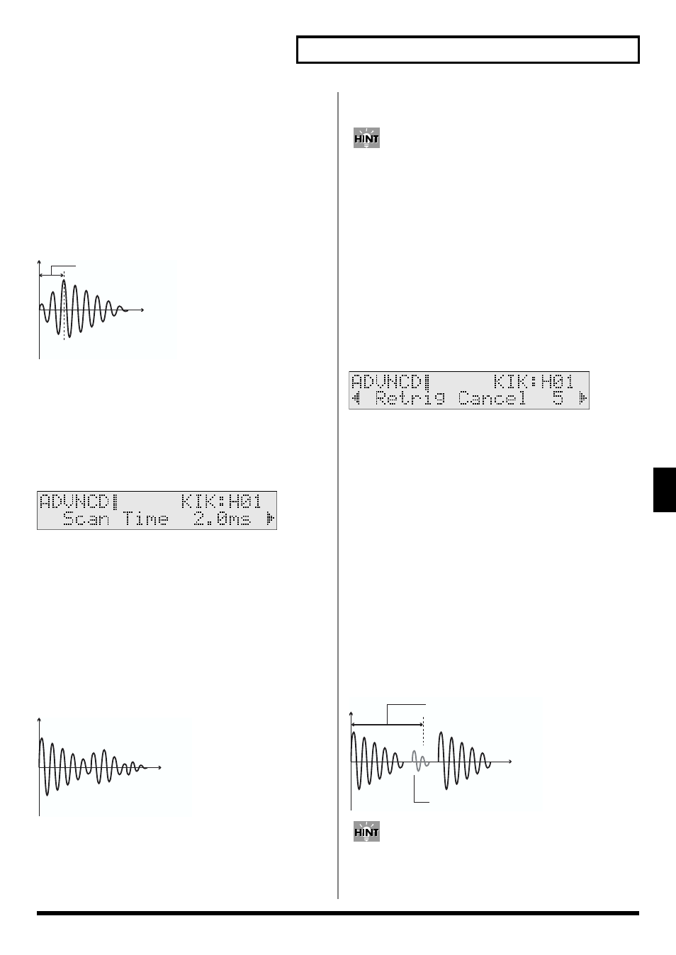 Double triggering prevention (mask time) | Roland TD-6 User Manual | Page 75 / 160