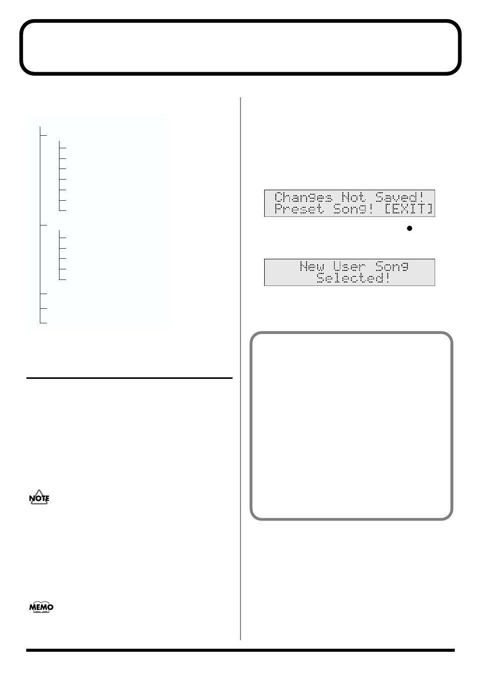 Chapter 5 editing songs (song edit), About songs and the song screen, About songs | Chapter 5 editing songs, Song edit), Parameters that can be set here, Preset (internal) songs (songs 1–150) | Roland TD-6 User Manual | Page 82 / 160