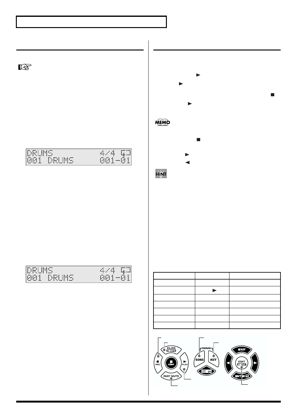 Choosing a song, Choosing from a category (song category), Choosing a song (song) | Playing back a song, Convenient function for playback, P. 84) | Roland TD-6 User Manual | Page 84 / 160