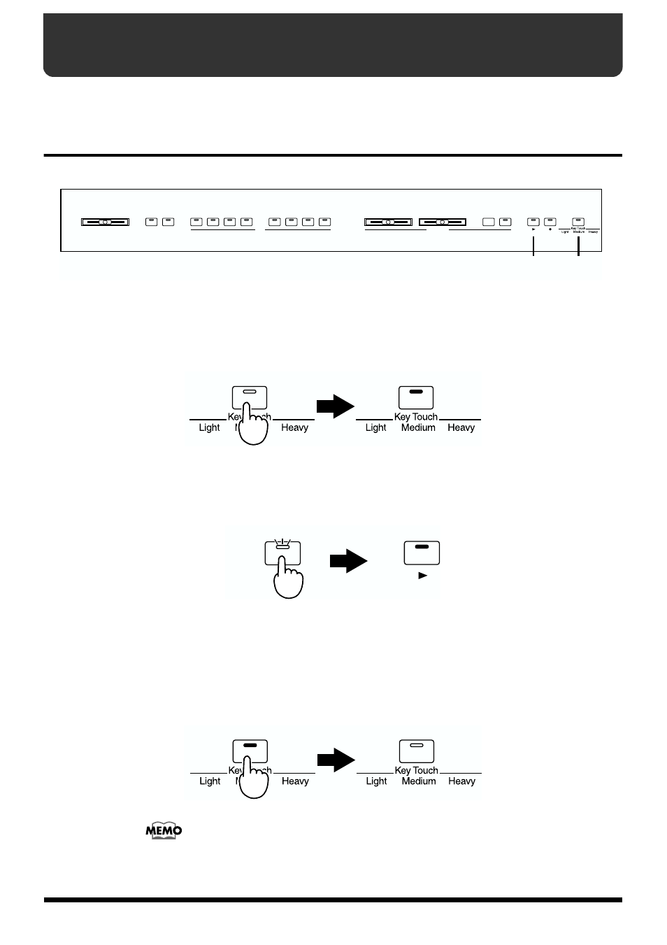 Listening to the demo songs, Playing/stopping the demo songs, This plays the demo songs (p. 13) | The [play] button’s indicator starts blinking, The demo song playback will stop, Press lit play play press lit, Press dark, Demo song | Roland HP 237R User Manual | Page 13 / 44