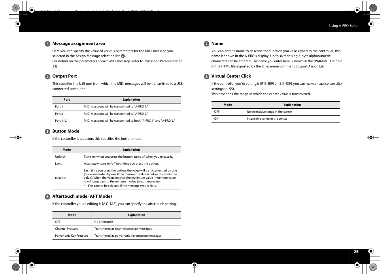 Roland cakewalk A-800PRO User Manual | Page 25 / 92