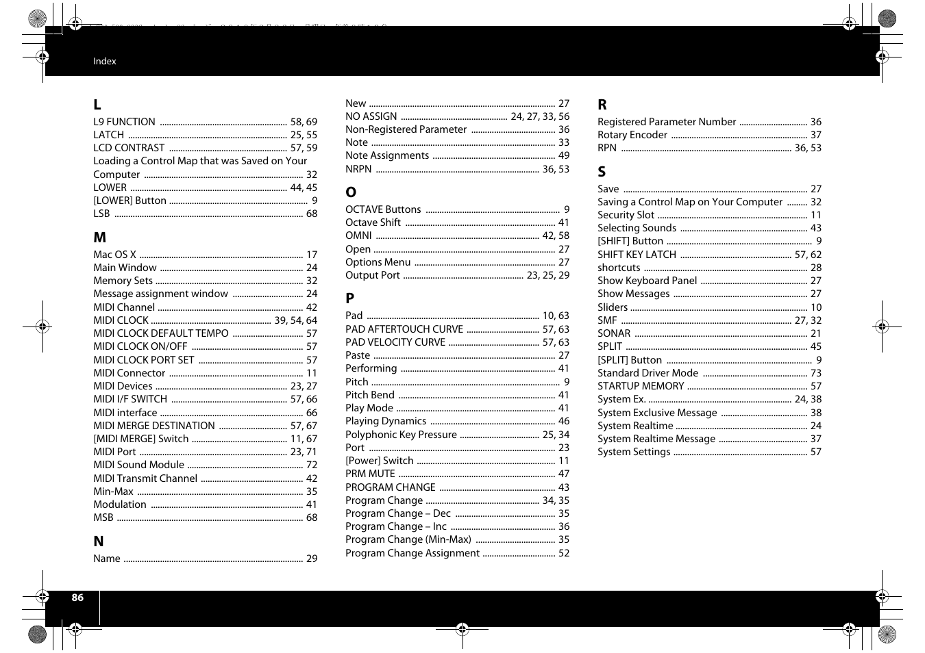 Roland cakewalk A-800PRO User Manual | Page 86 / 92