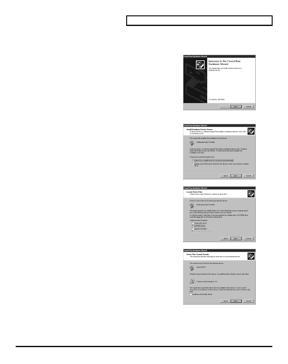 Windows 2000 | Roland Studio Package Pro User Manual | Page 11 / 36