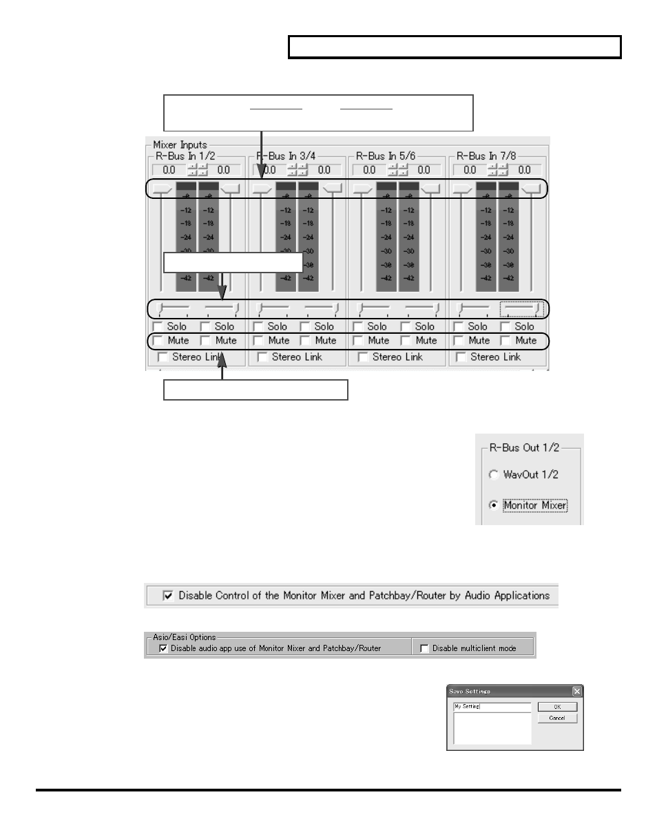 Setting up studio package pro, Set pan to left or right, Un-check both “mute” settings | Roland Studio Package Pro User Manual | Page 15 / 36