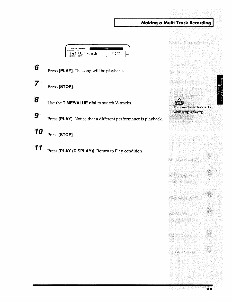 Roland 24 bit Digital Studio Workstation VS-890 User Manual | Page 49 / 148