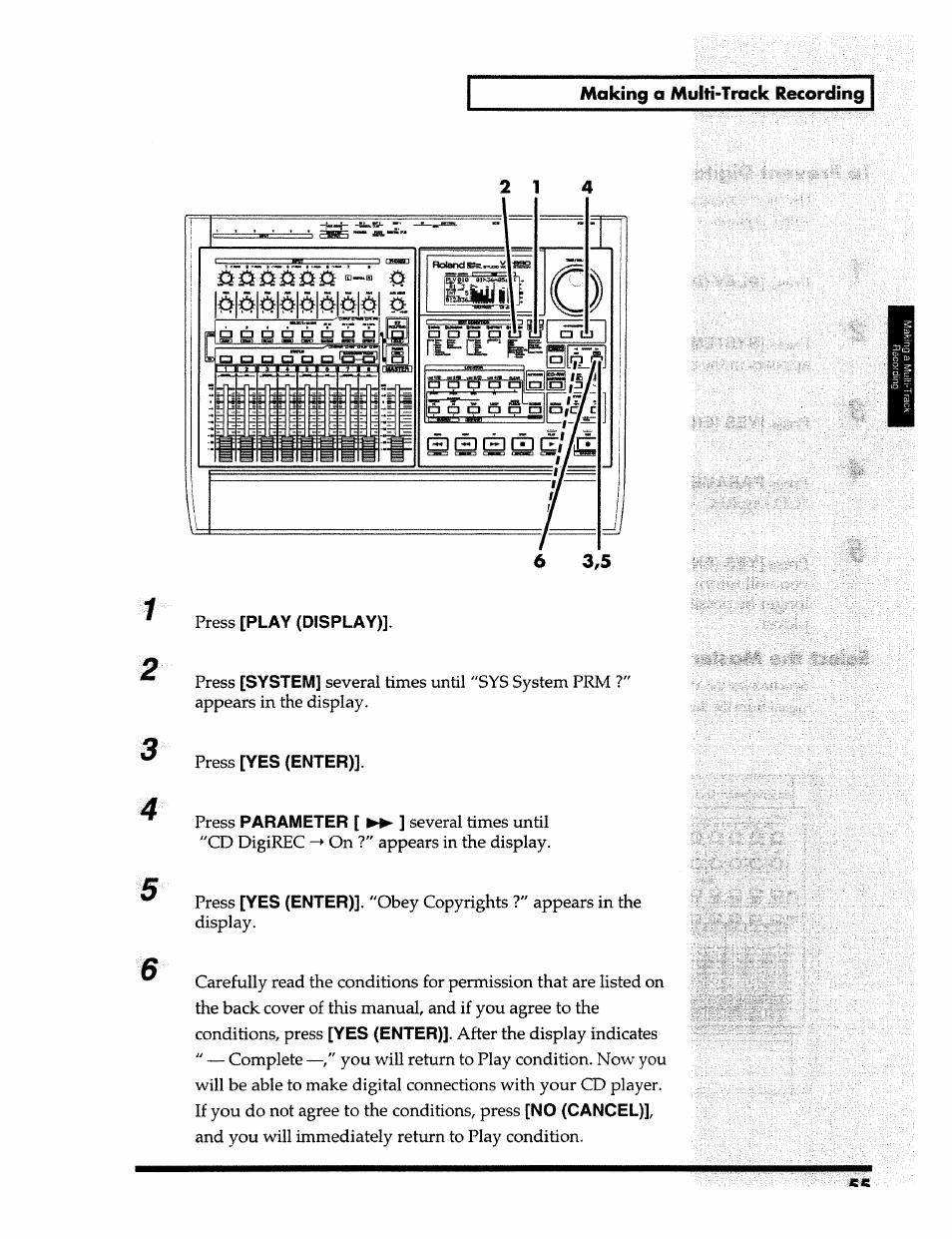 Roland 24 bit Digital Studio Workstation VS-890 User Manual | Page 55 / 148