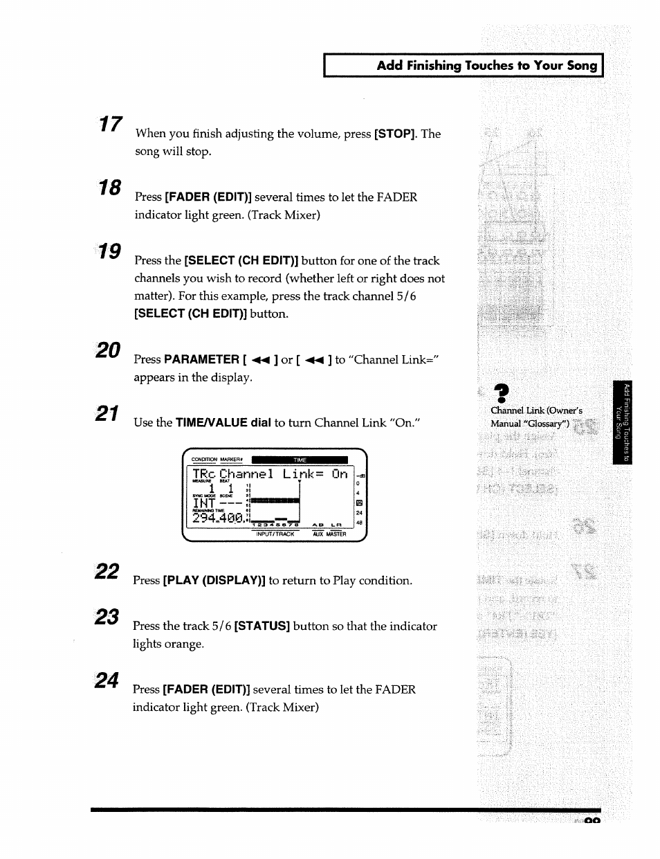 Add finishing touches to your song 77 | Roland 24 bit Digital Studio Workstation VS-890 User Manual | Page 99 / 148