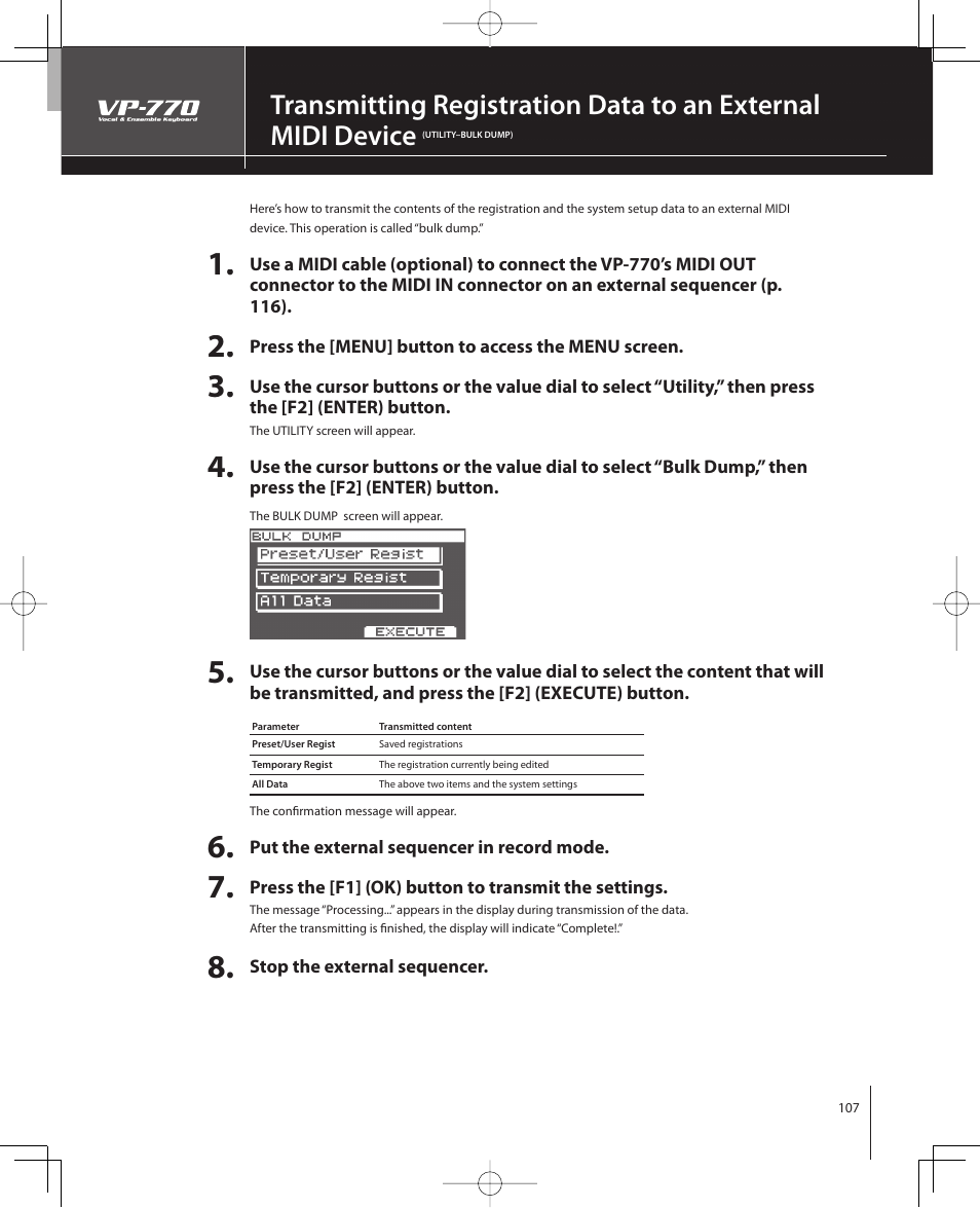 Roland VP-770 User Manual | Page 107 / 128