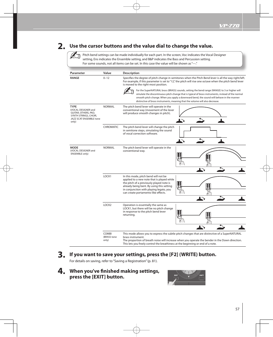 Roland VP-770 User Manual | Page 57 / 128