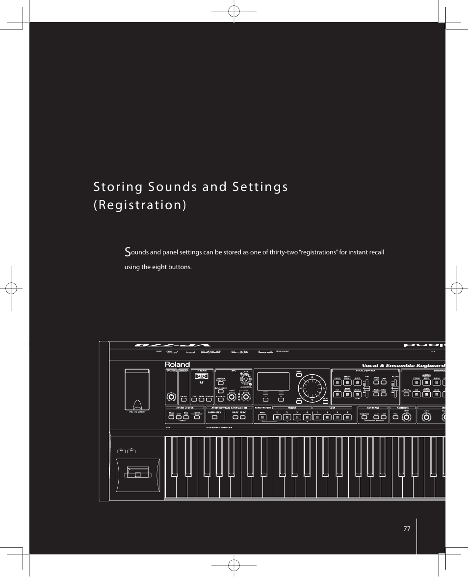 Roland VP-770 User Manual | Page 77 / 128