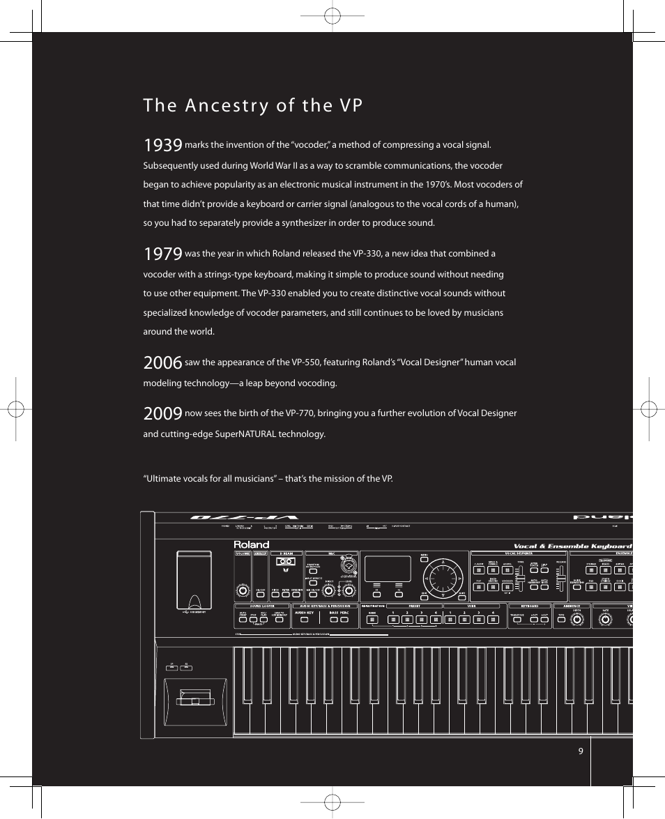 Roland VP-770 User Manual | Page 9 / 128
