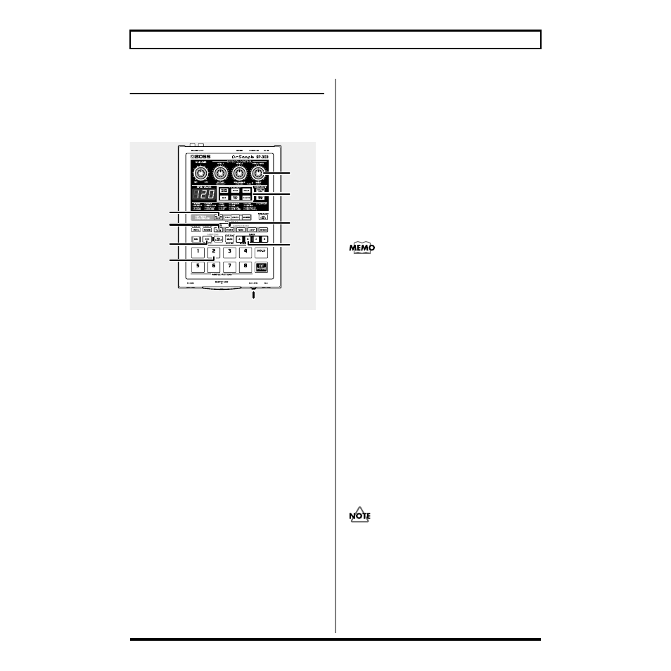 Sampling from a microphone | Roland SP-303 User Manual | Page 29 / 77