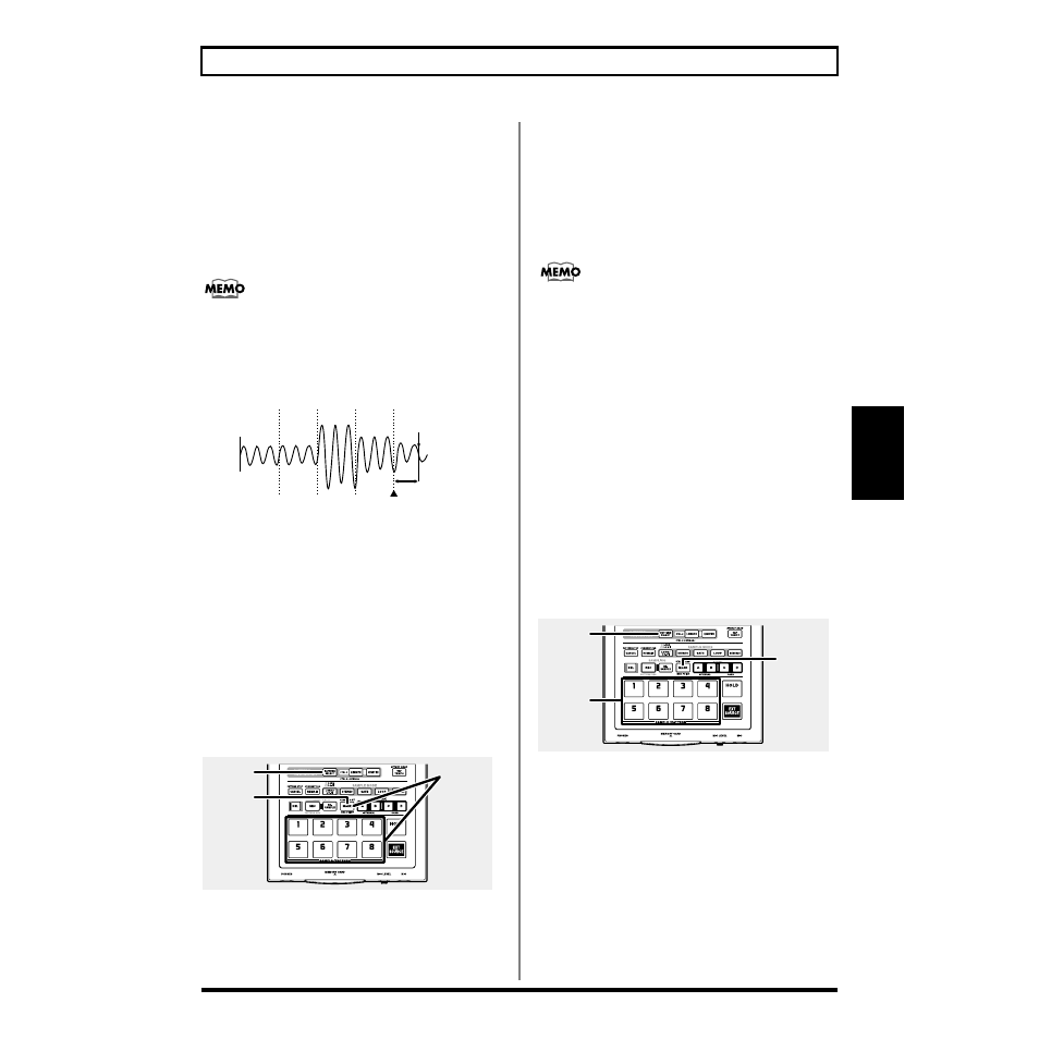 Chapter 4, Adjusting only the end point | Roland SP-303 User Manual | Page 40 / 77