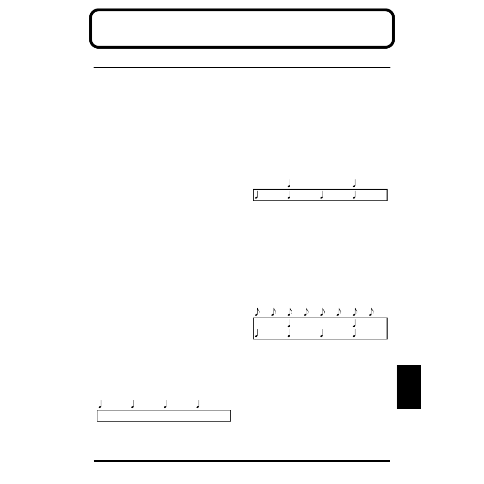 Chapter 8. examples of using the sp-303, Using pattern sequencer to create a rhythm pattern, Chapter 8 | Roland SP-303 User Manual | Page 60 / 77