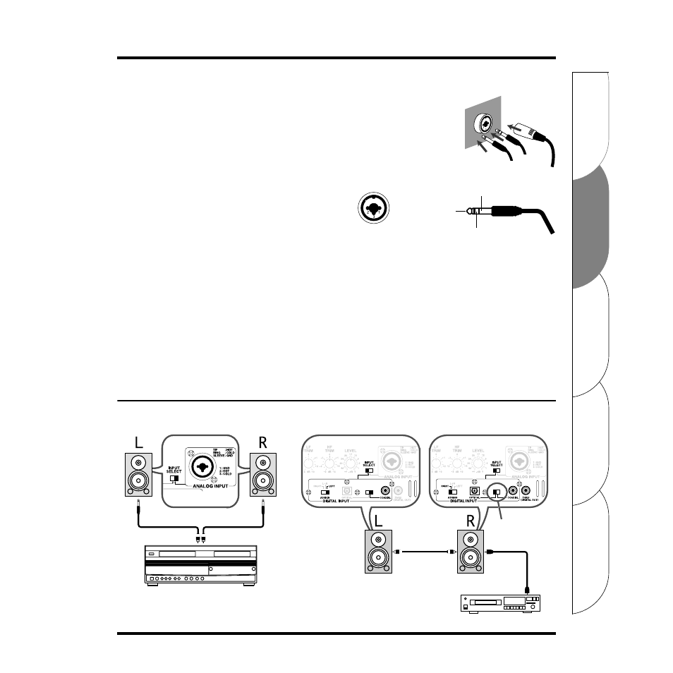 Zwei dm-5-monitore für stereo-wiedergabe einsetzen | Roland DM-5 User Manual | Page 9 / 20