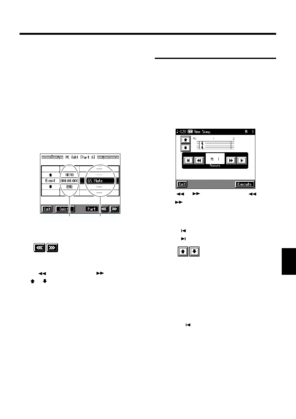 Modifying the tone changes in a song (pc edit), P. 127, 127 chapter 6 creating and editing songs | Roland KF-7 User Manual | Page 127 / 192