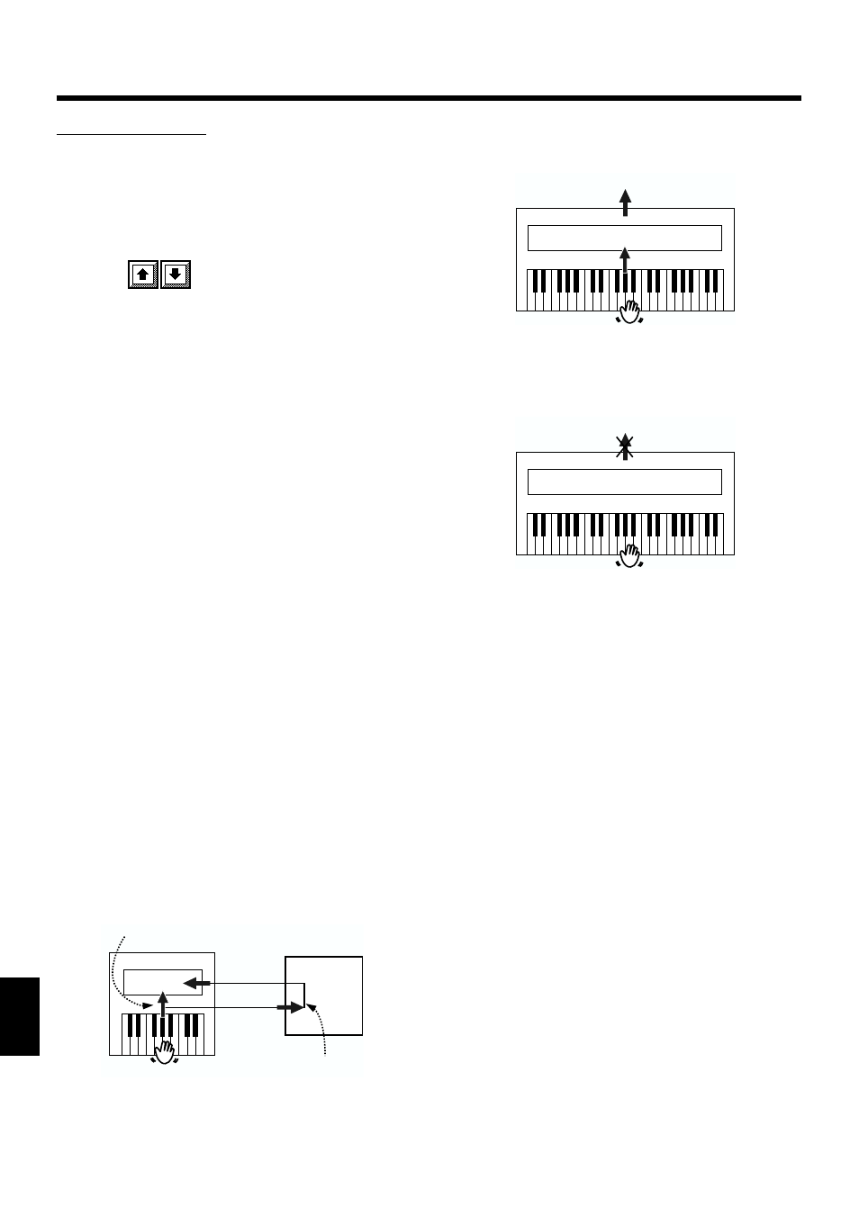 Selecting the transmit channel (tx channel), P. 156), Program numbers). (p. 156) | 156 chapter 9 connecting external devices | Roland KF-7 User Manual | Page 156 / 192