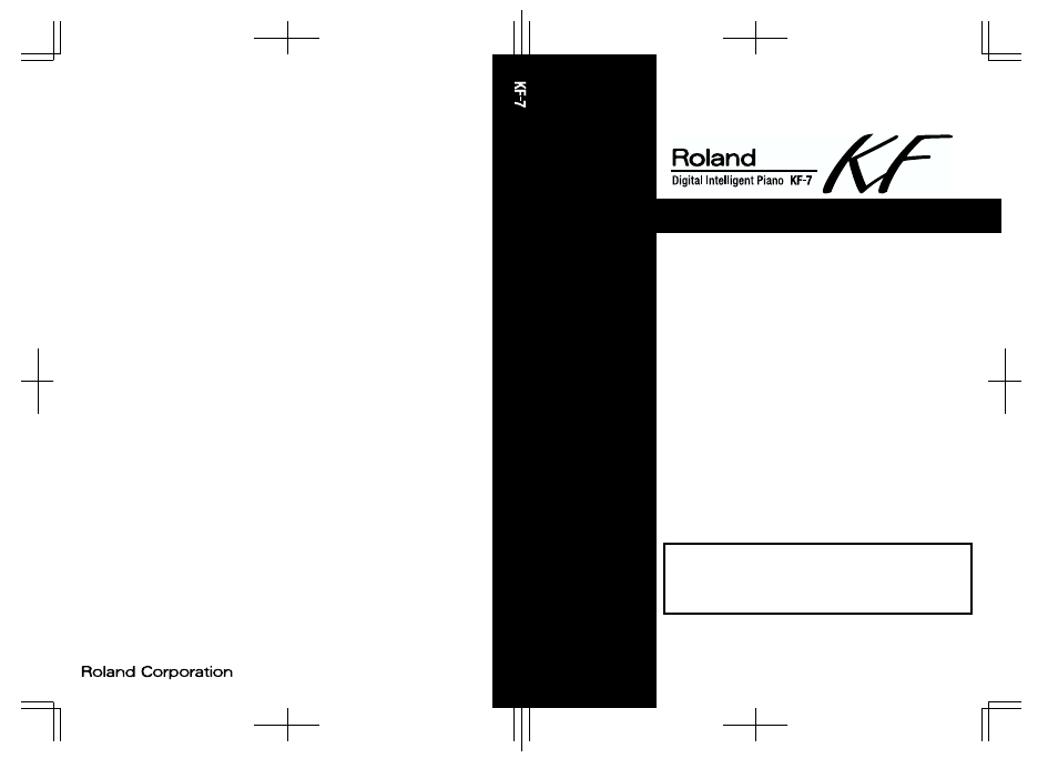 Owner’s manual | Roland KF-7 User Manual | Page 192 / 192