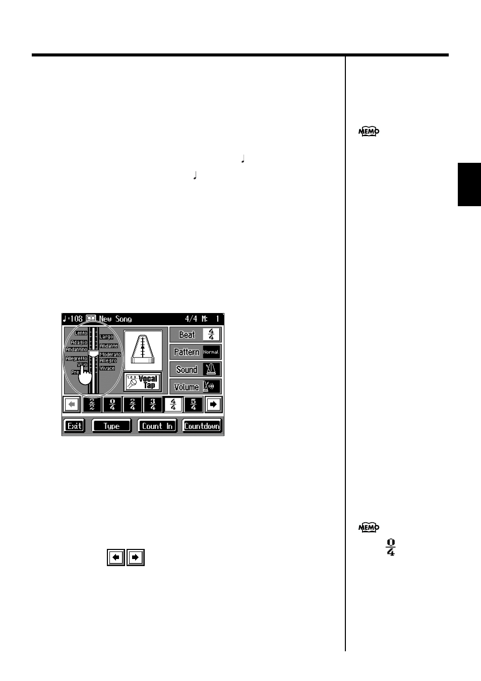 Changing the metronome settings | Roland KF-7 User Manual | Page 41 / 192