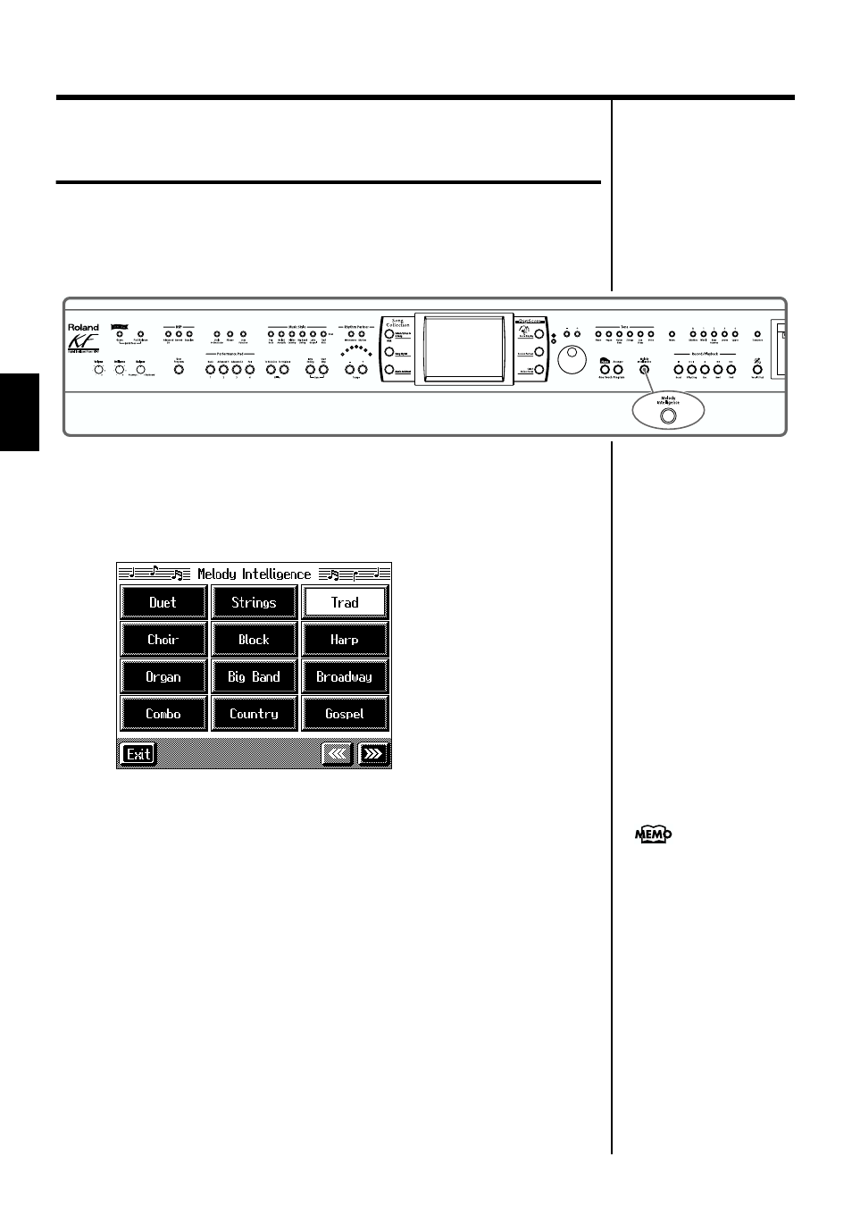 60 chapter 2 automatic accompaniment | Roland KF-7 User Manual | Page 60 / 192
