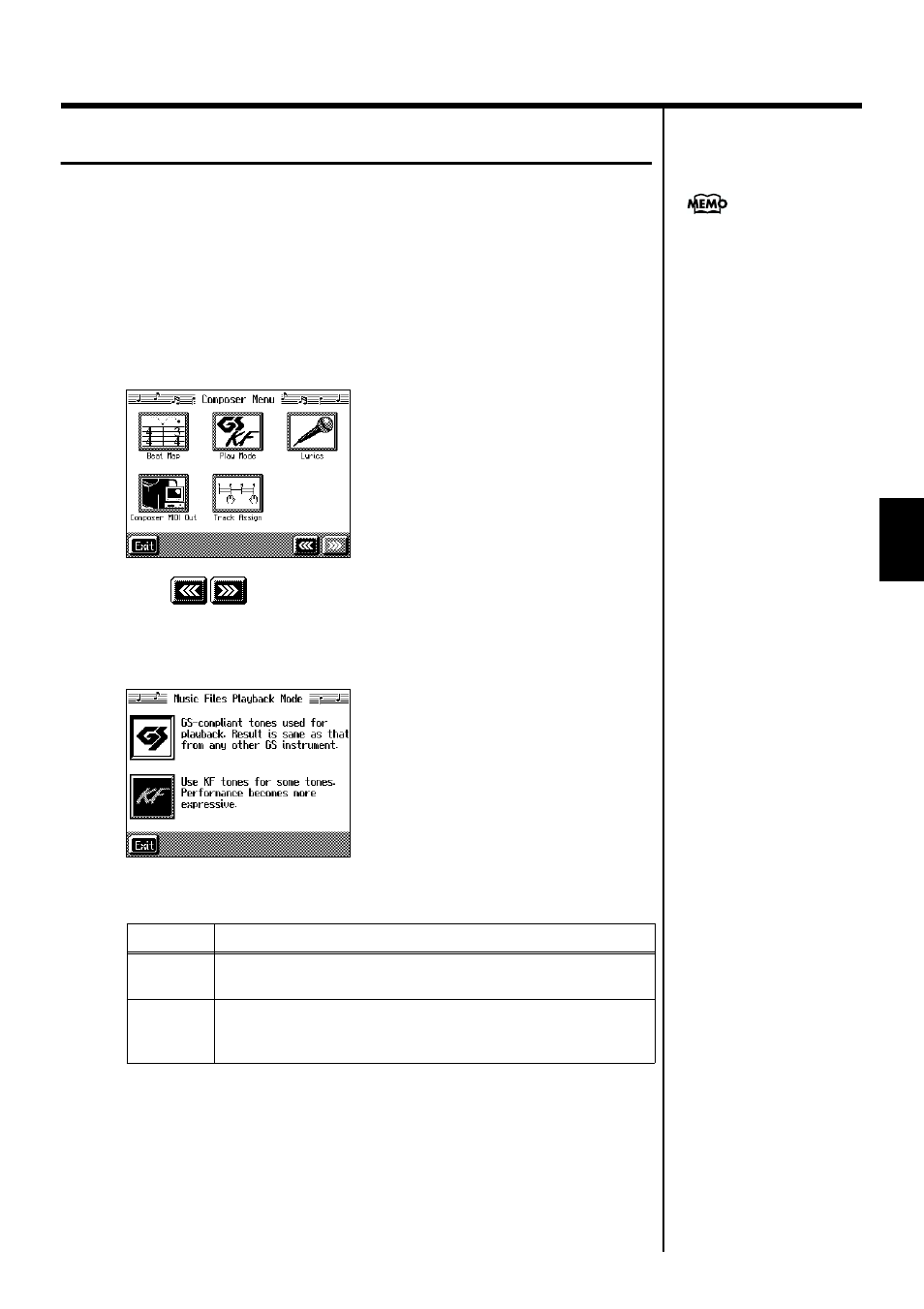 Detailed song playback settings | Roland KF-7 User Manual | Page 87 / 192