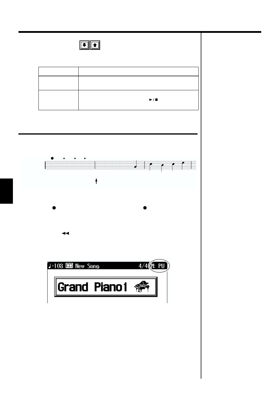 Recording songs starting with pickups | Roland KF-7 User Manual | Page 98 / 192