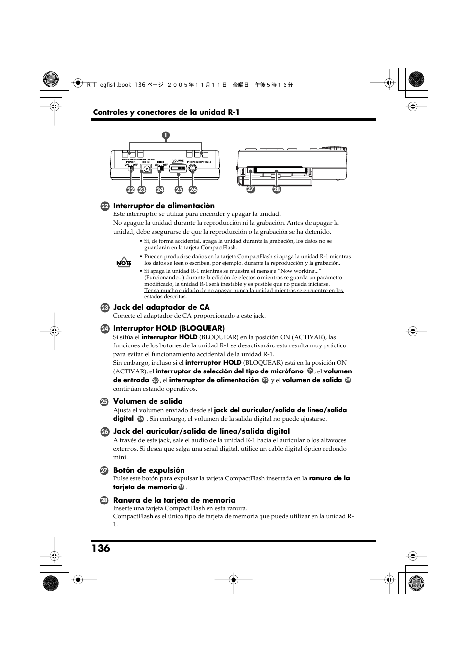 Roland R-1 User Manual | Page 136 / 160