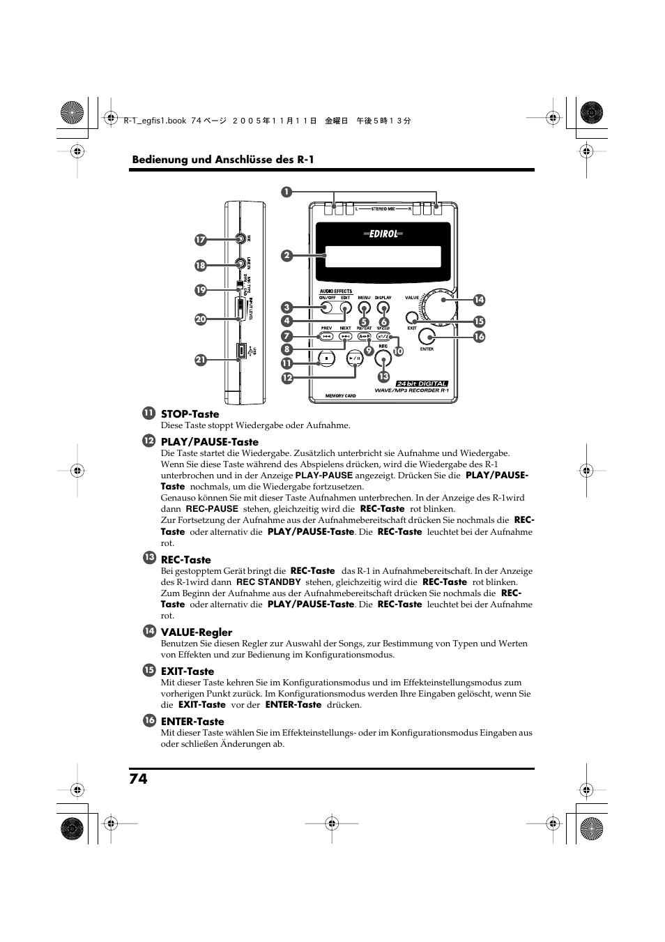 Roland R-1 User Manual | Page 74 / 160