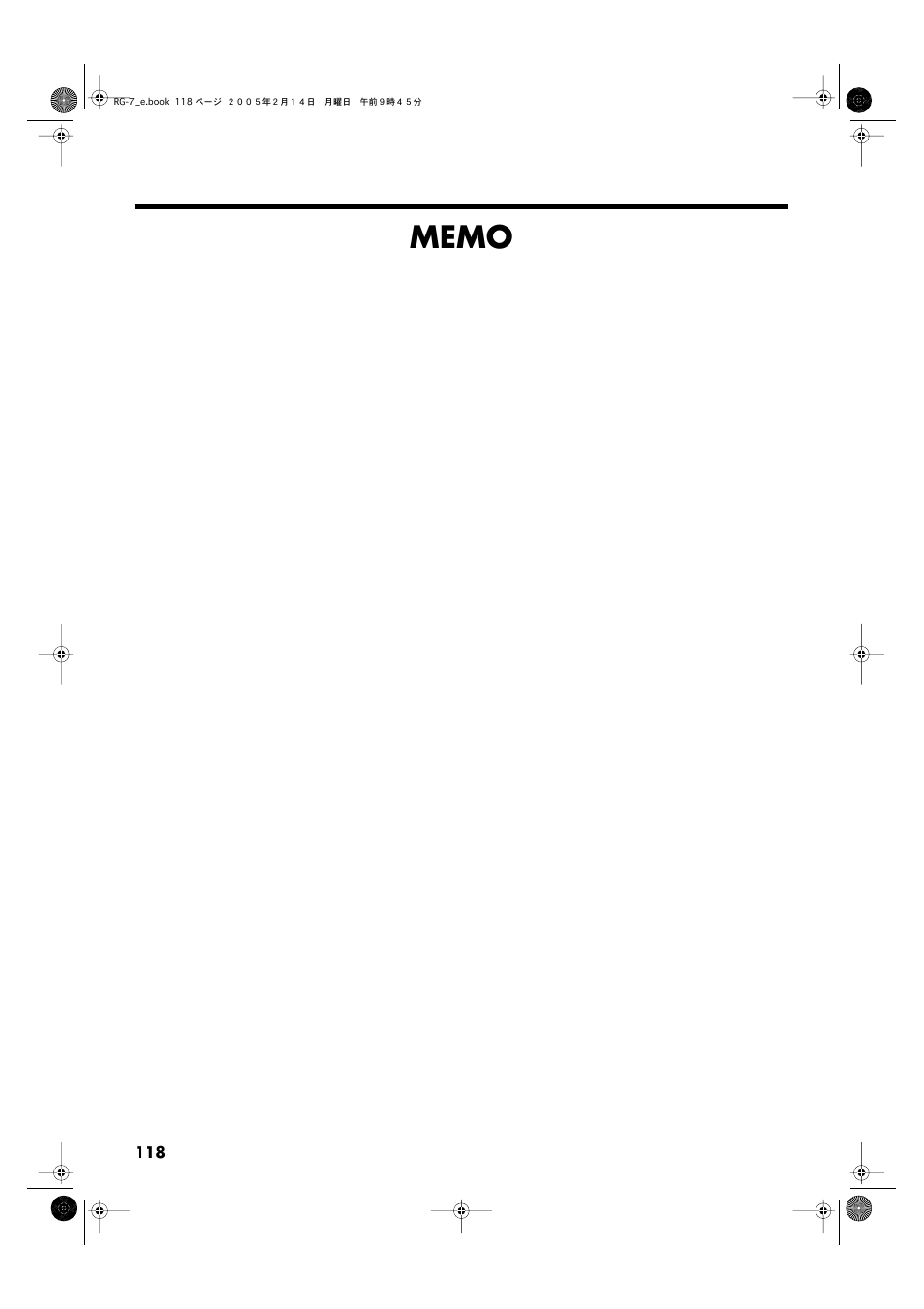Roland RG-7 User Manual | Page 119 / 122