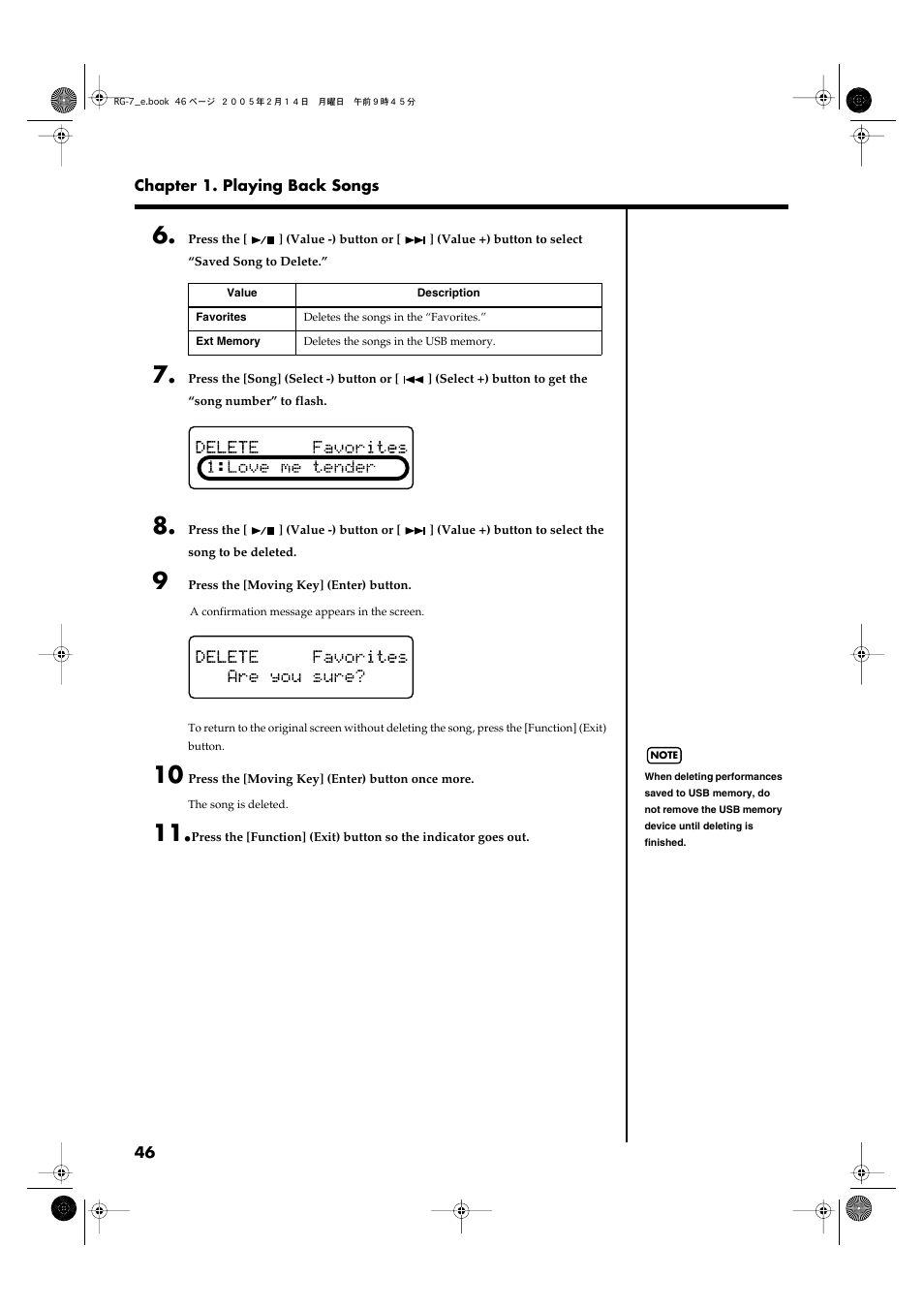 Roland RG-7 User Manual | Page 47 / 122