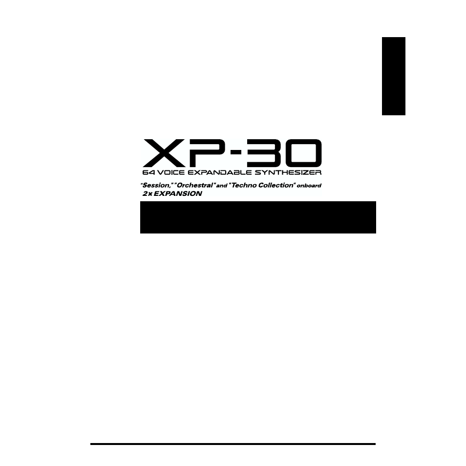 Quick start | Roland XP-30 User Manual | Page 15 / 216