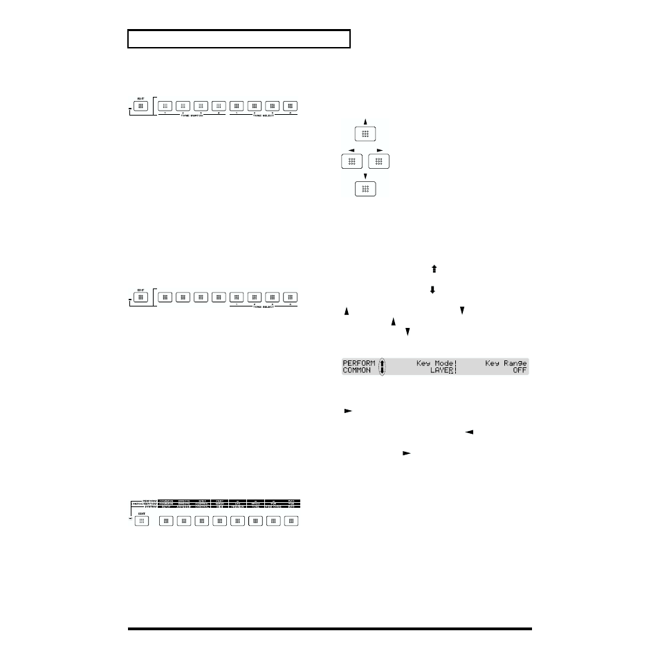 About the cursor buttons | Roland XP-30 User Manual | Page 44 / 216