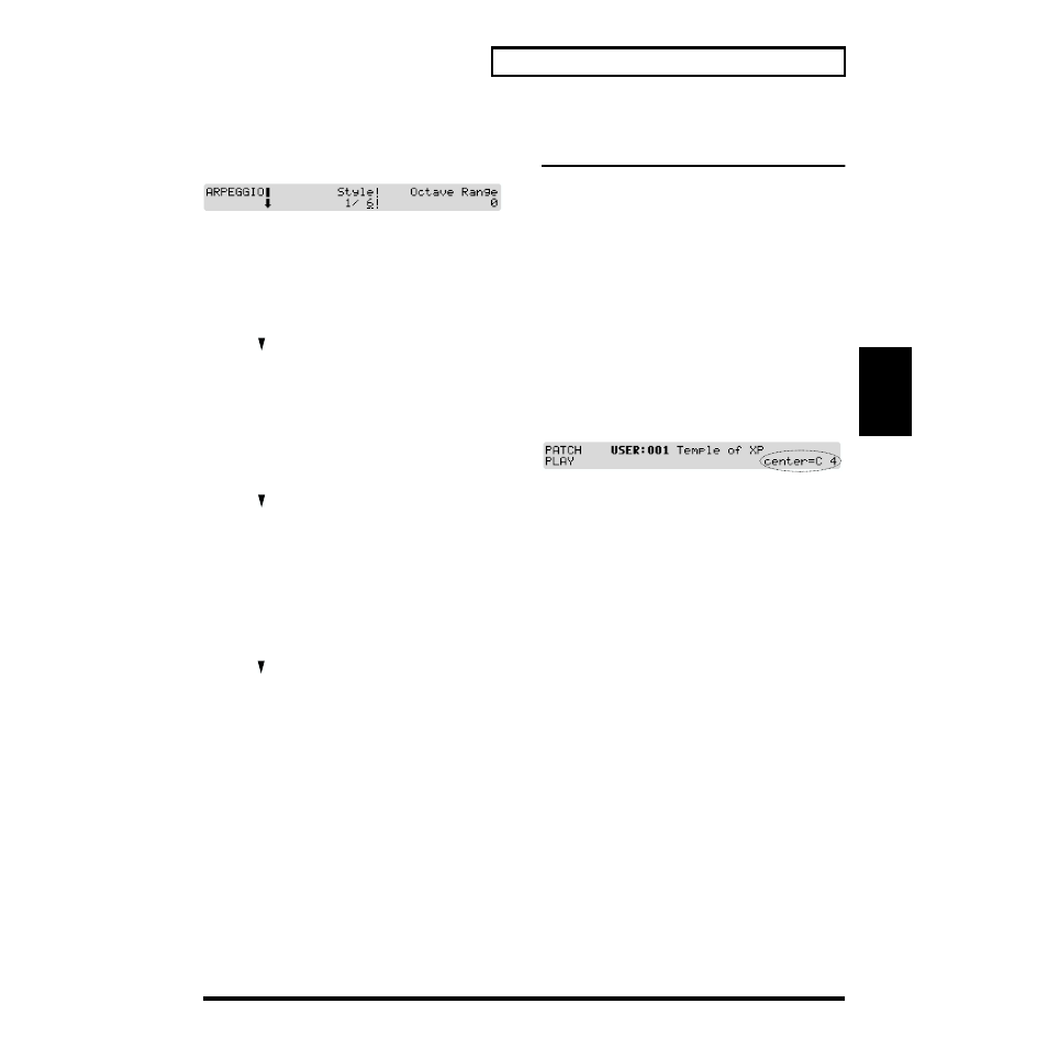 Convenient functions for performance, P. 59 | Roland XP-30 User Manual | Page 59 / 216