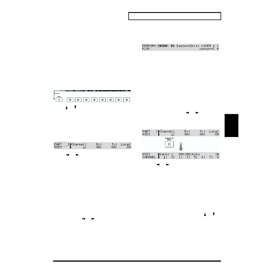 Editing a performance | Roland XP-30 User Manual | Page 65 / 216