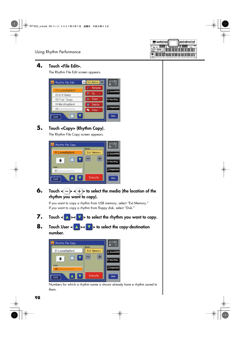 Roland AT900C User Manual | Page 100 / 300
