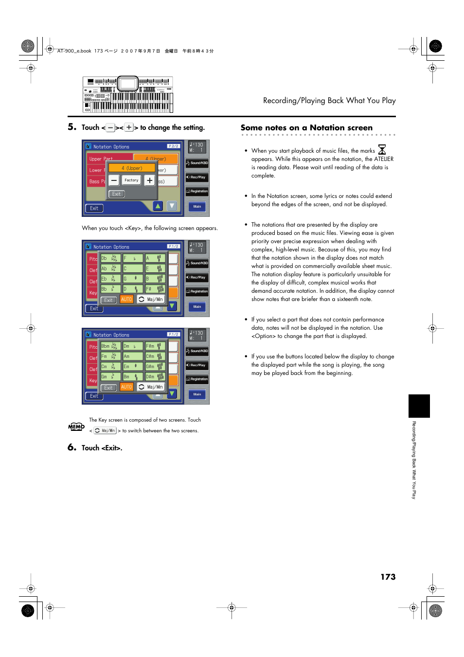 Roland AT900C User Manual | Page 175 / 300