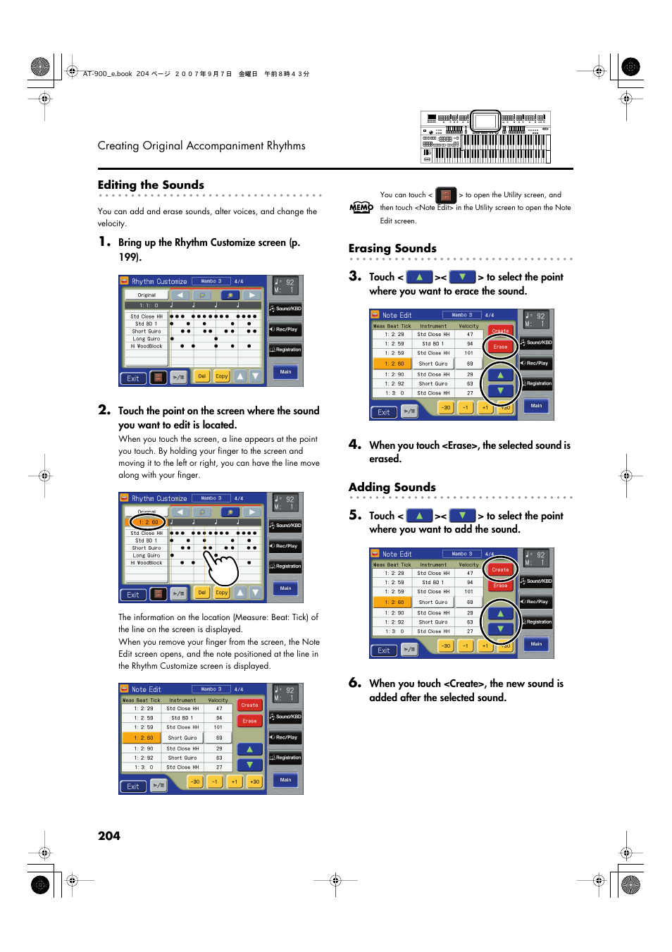 P. 204 | Roland AT900C User Manual | Page 206 / 300