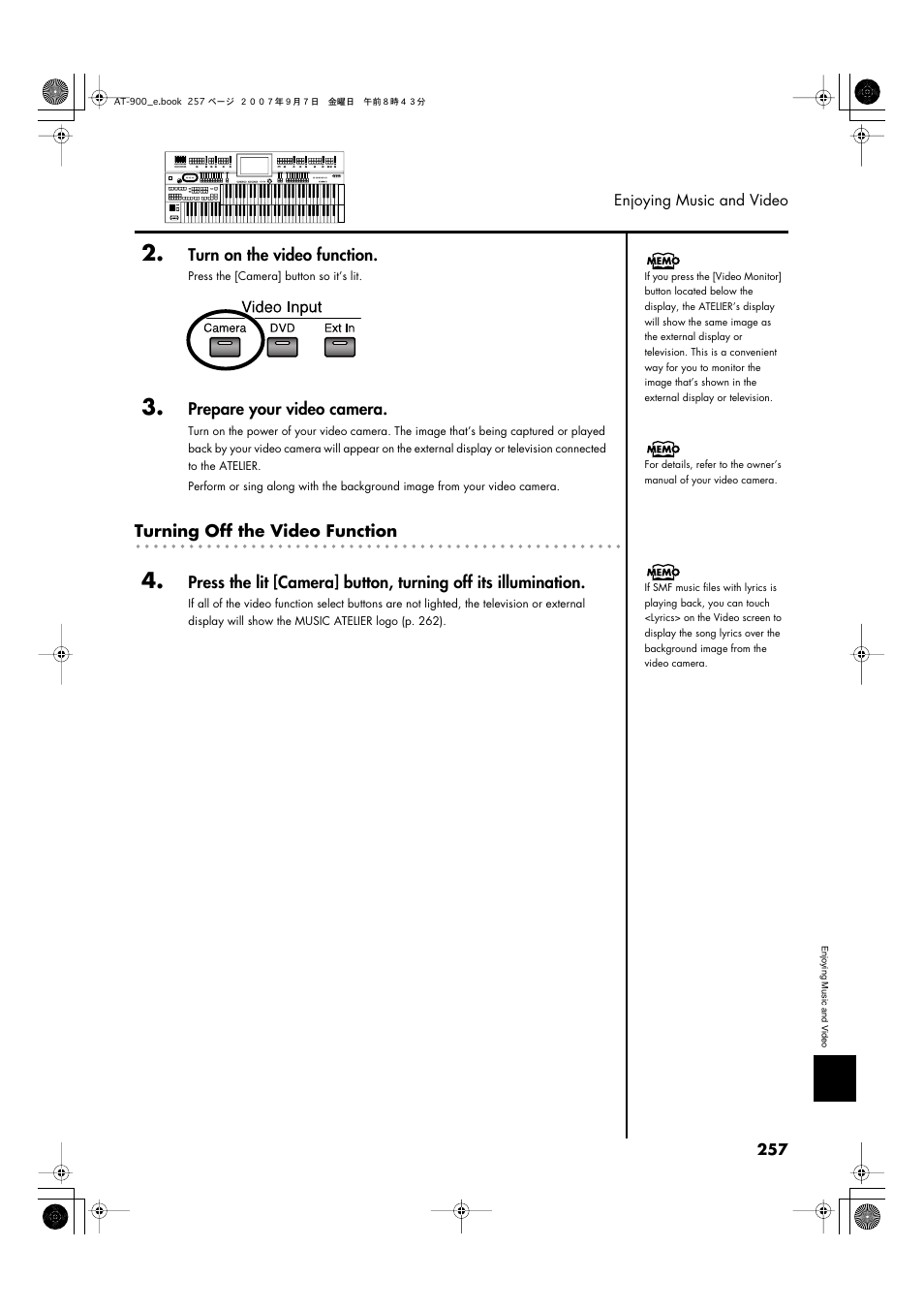 Roland AT900C User Manual | Page 259 / 300