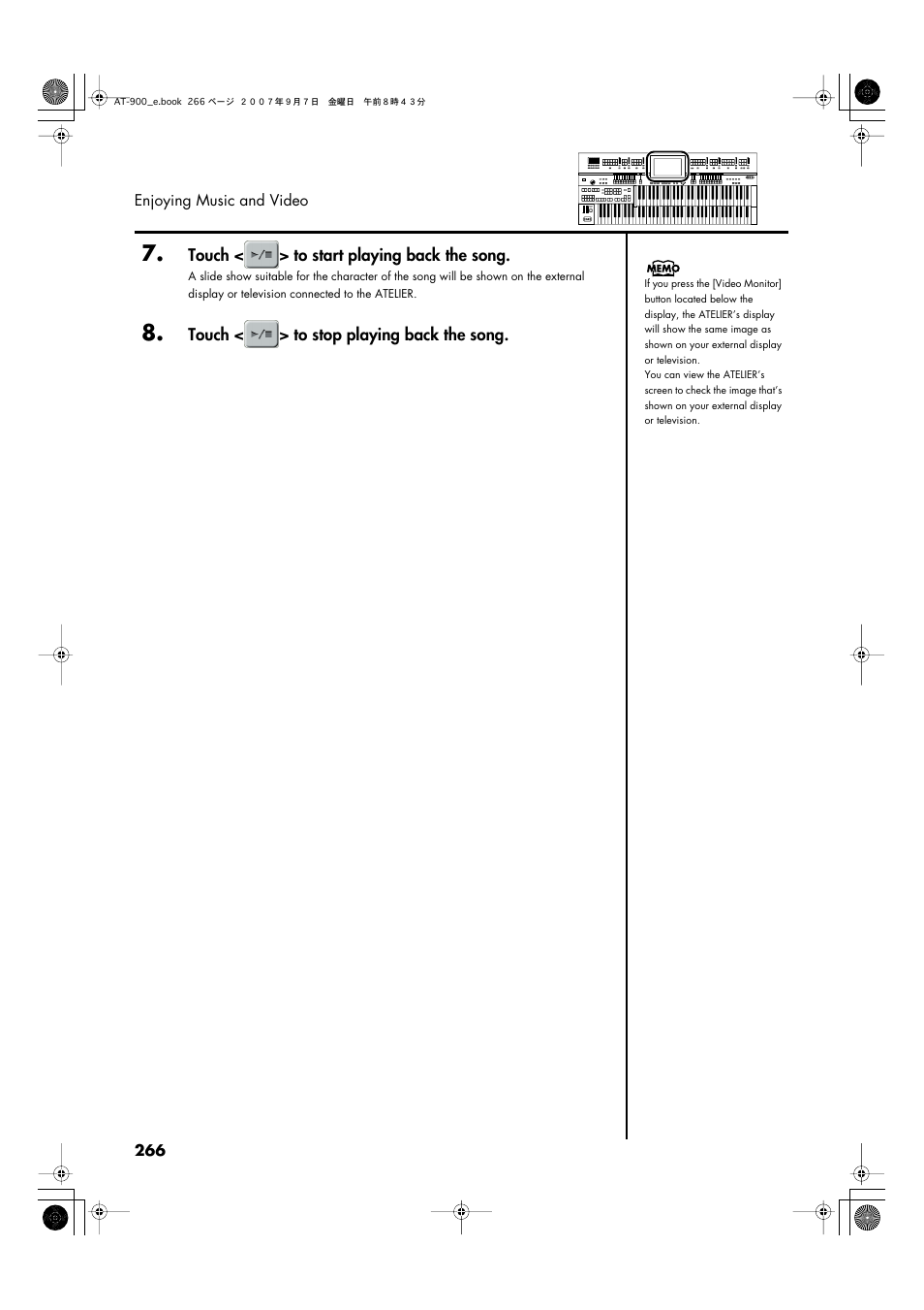 Roland AT900C User Manual | Page 268 / 300