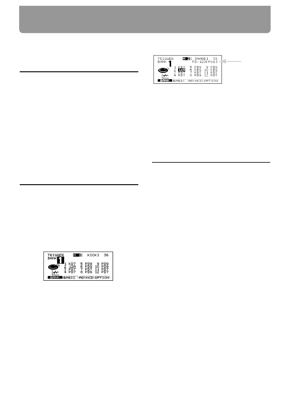 Chapter 7. settings for the entire td-10, Specifying the type of pad | Roland TD-10 User Manual | Page 108 / 182