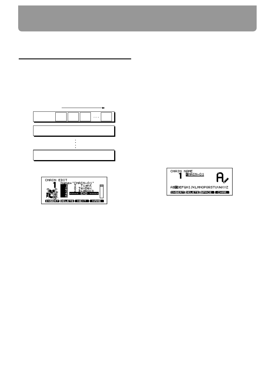 Chapter 8. convenient functions, Specifying a drum kit chain, Naming a drum kit chain | Roland TD-10 User Manual | Page 116 / 182