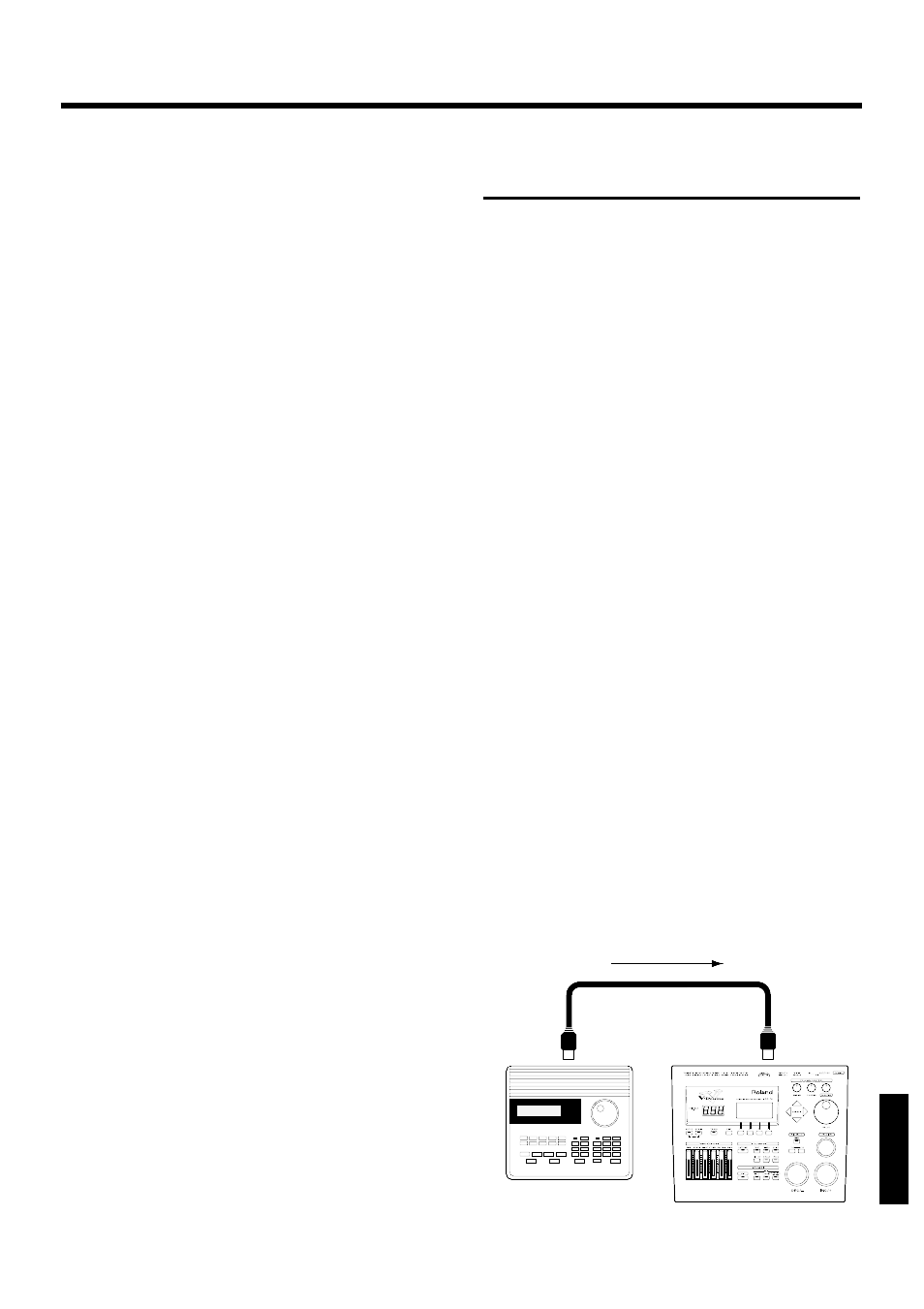 Synchronization with external midi devices | Roland TD-10 User Manual | Page 129 / 182
