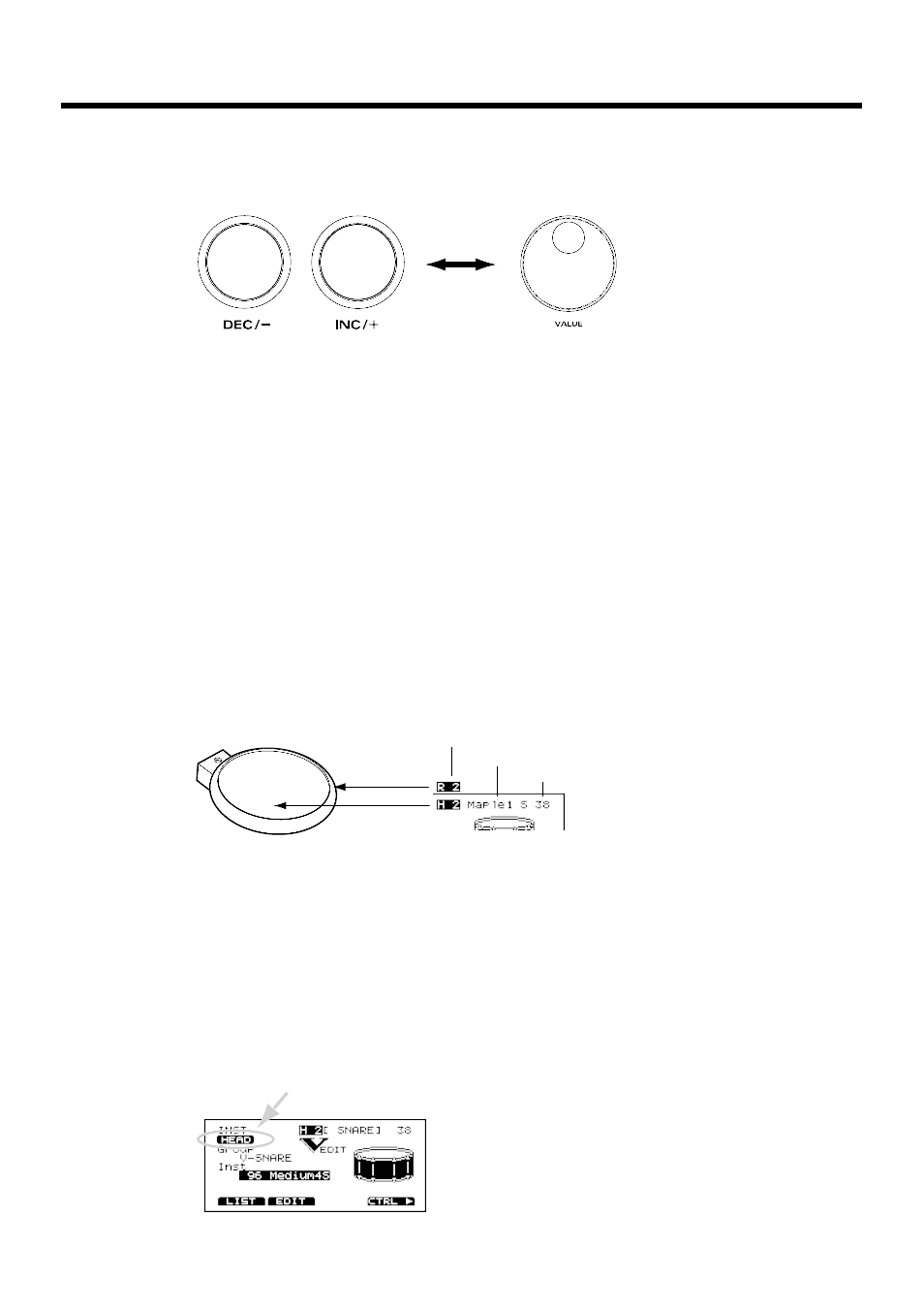 How to modify settings, About the upper right of the screen display | Roland TD-10 User Manual | Page 19 / 182