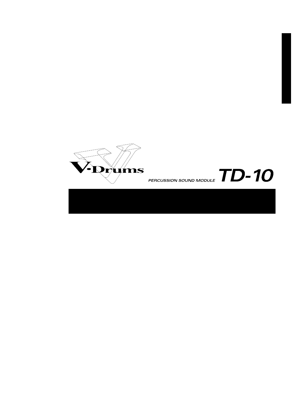 Quick start | Roland TD-10 User Manual | Page 21 / 182
