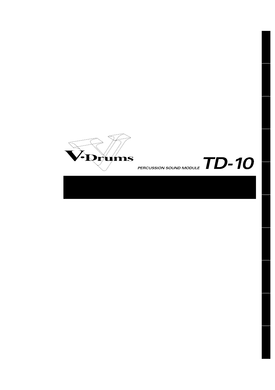 Advanced use | Roland TD-10 User Manual | Page 75 / 182